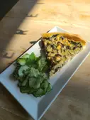 Spinat-Feta Quiche